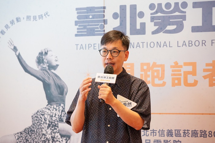 01 臺北勞工影展代言人侯季然導演 （電影戲劇業職業工會 提供）